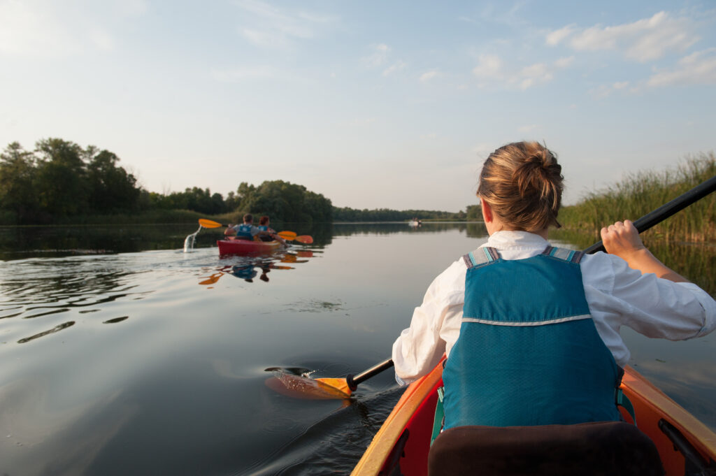 Kanufahren auf der Lahn