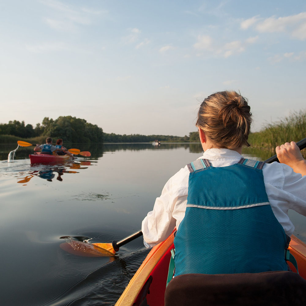 Kanufahren auf der Lahn